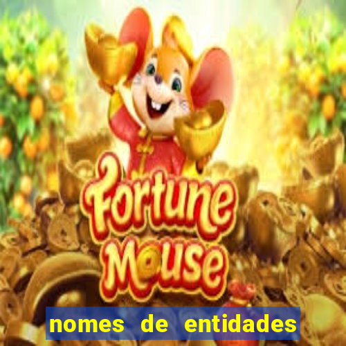 nomes de entidades do mal